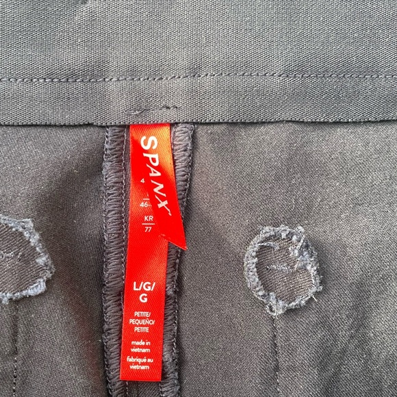 SPANX Polished Kick Flare Pant in Classic Navy Size Large Petite - Picture 4 of 12